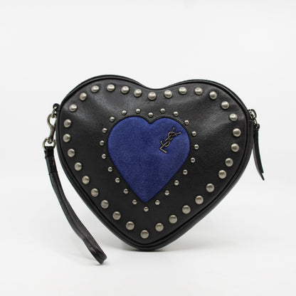 Saint Laurent Heart Clutch Bag
