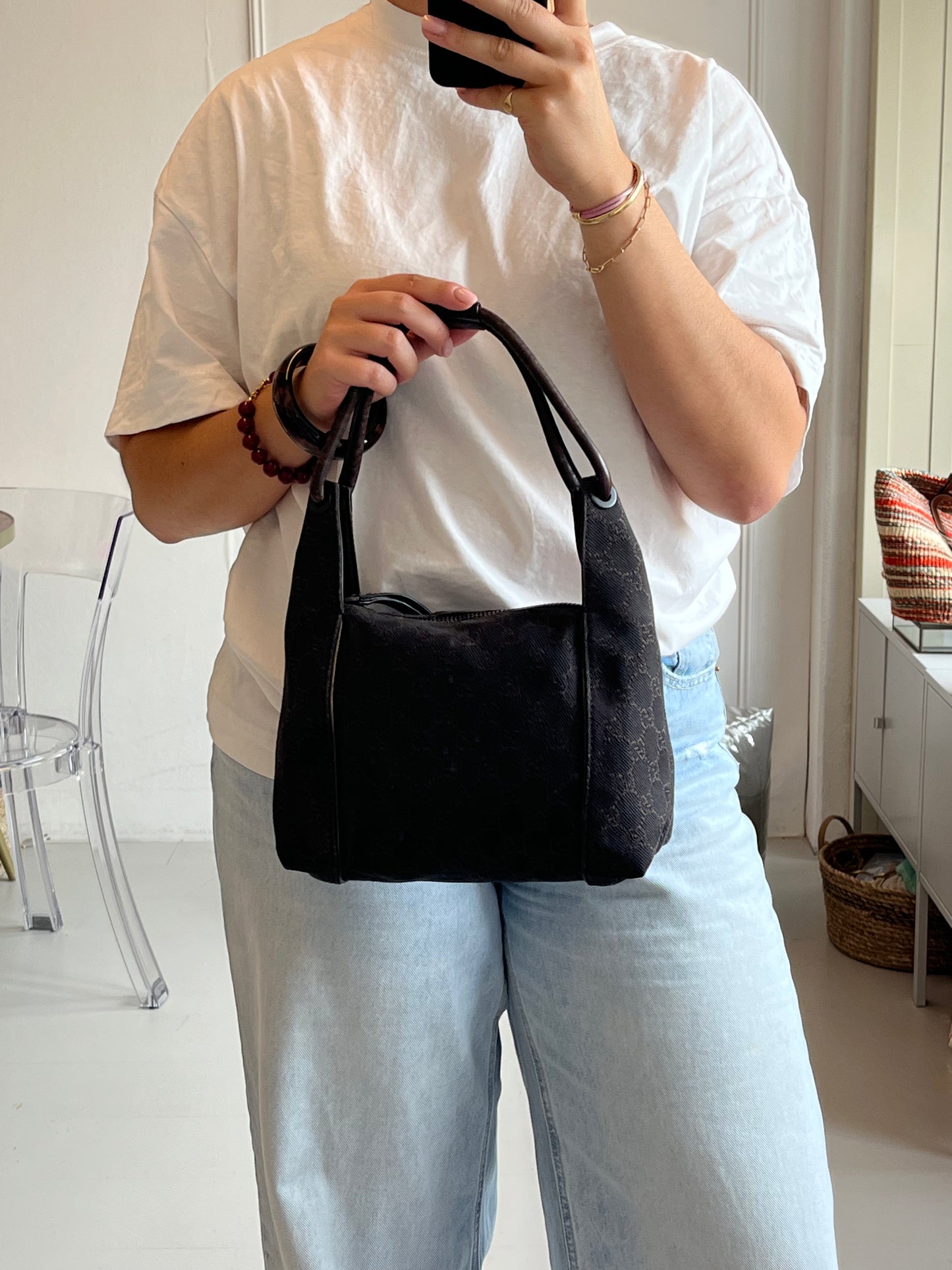 Gucci GG Canvas Hand Bag