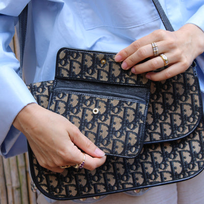 Christian Dior Trotter Canvas Wallet