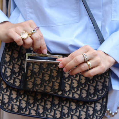 Christian Dior Trotter Canvas Wallet