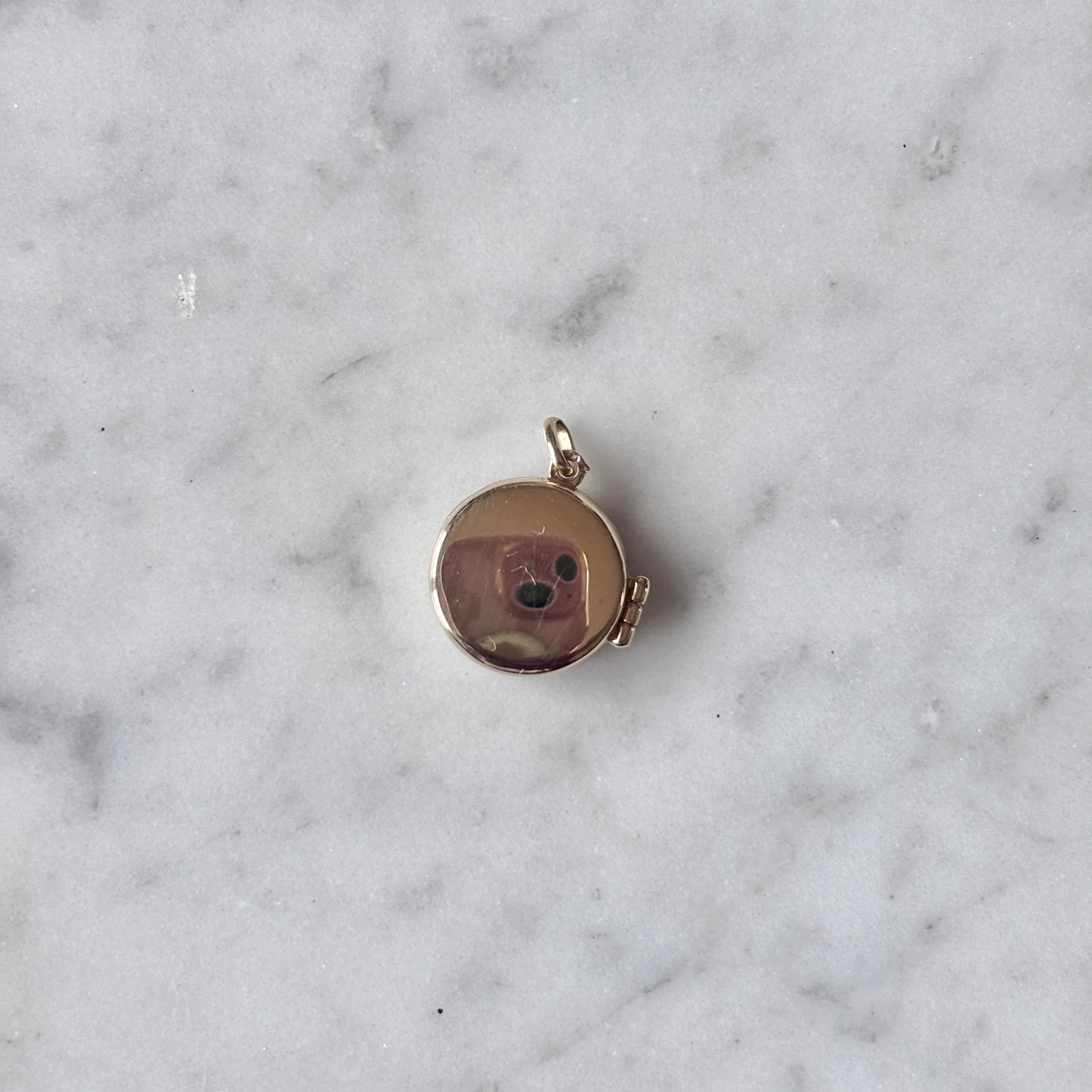 Round Heart Photo Locket