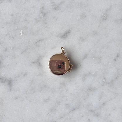 Round Heart Photo Locket