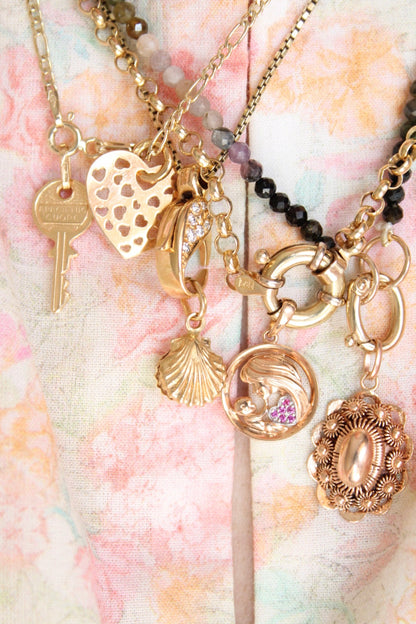 Ruby Heart Mother Love Charm