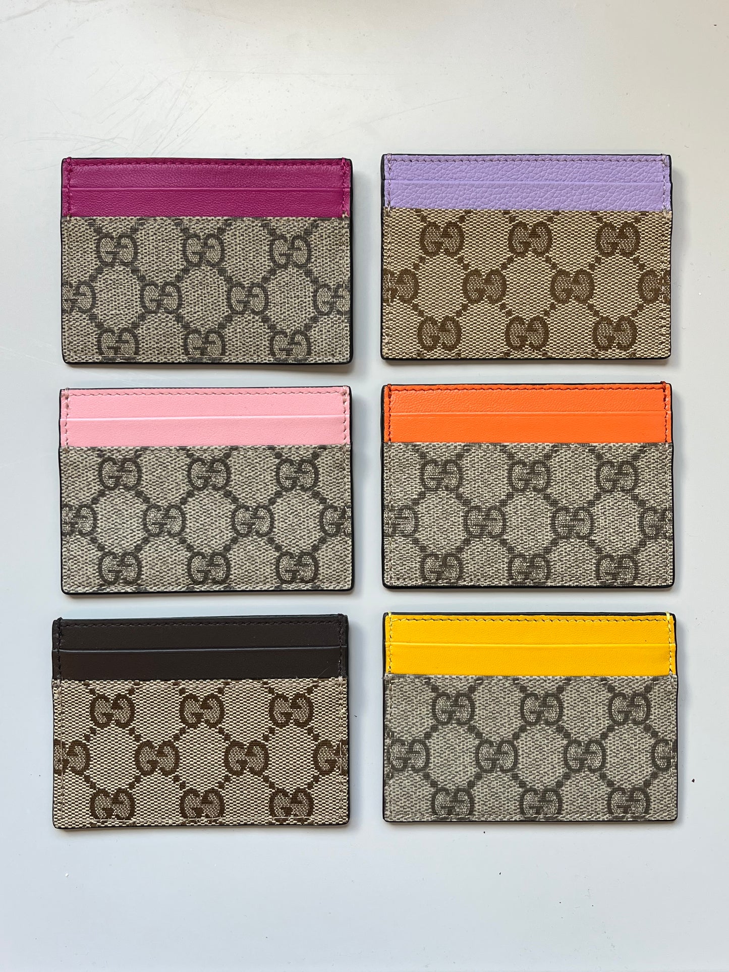 Gucci GG Supreme/Canvas Card Holder