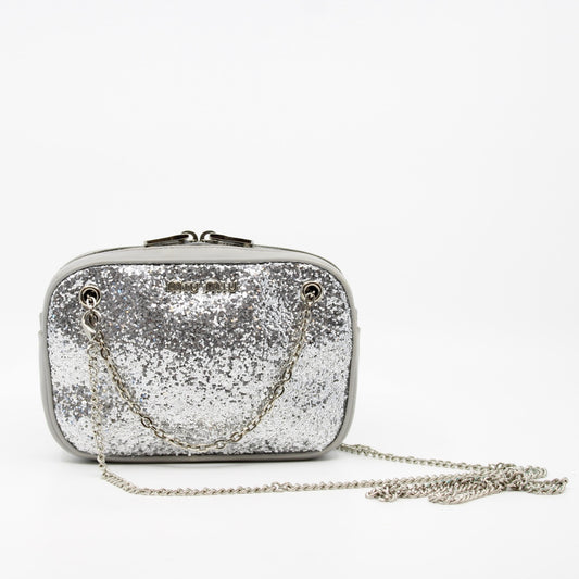 Miu Miu Glitter Pouch/Shoulder Bag