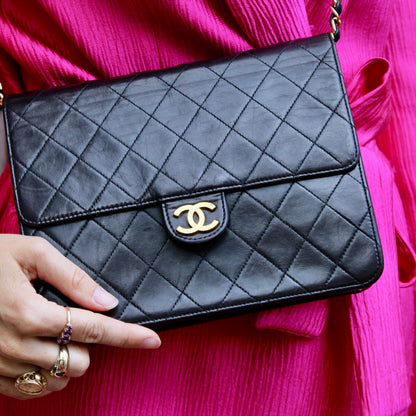 Chanel Push Lock Shoulder Bag