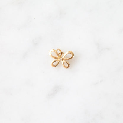 Diamond Butterfly Charm