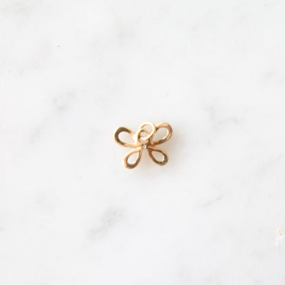 Diamond Butterfly Charm
