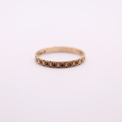 Daisy Flower Band Ring