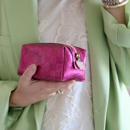 Gucci Guccissima Metallic Pouch