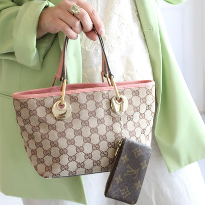 Louis Vuitton Monogram Pochette Cles Coin Purse