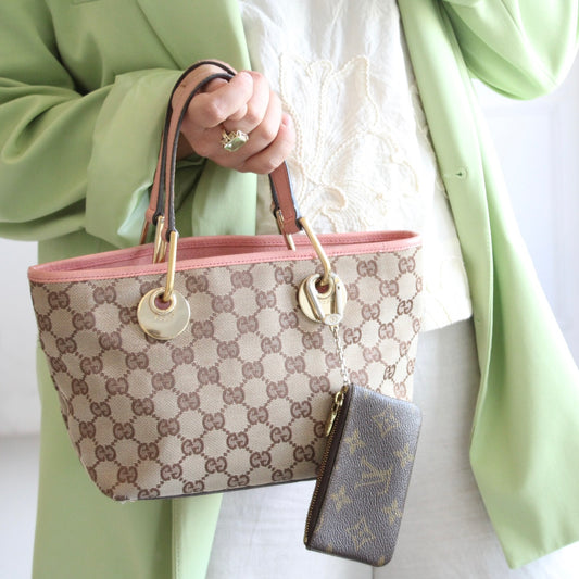 Gucci Canvas Hand Bag