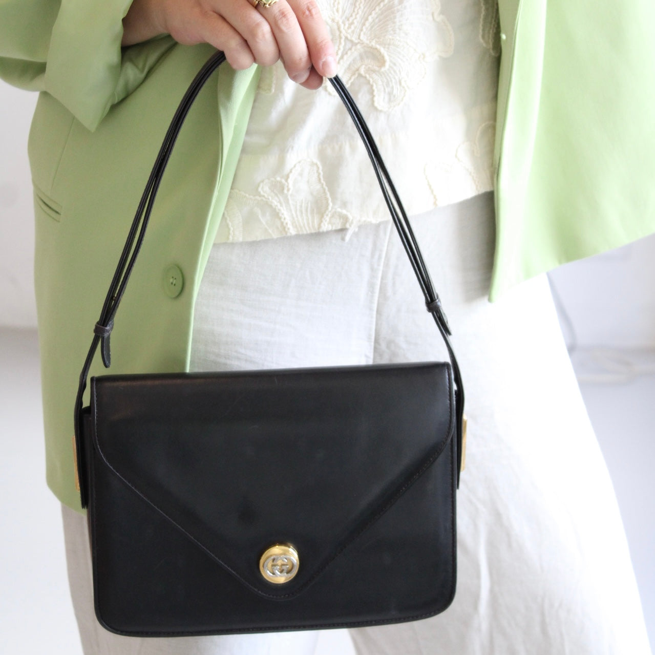 Gucci Leather Shoulder Bag