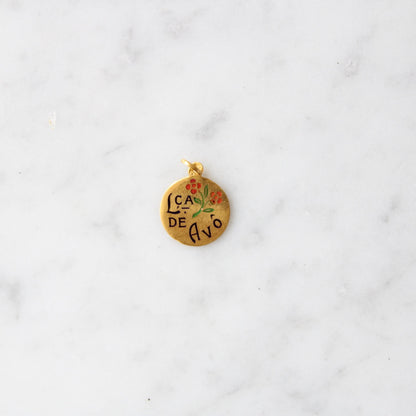 "Lça. de Avô" Disk Pendant