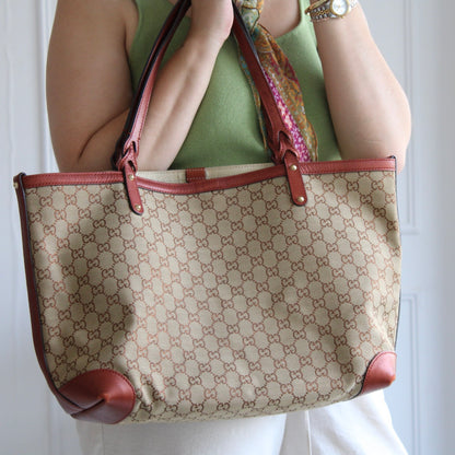Gucci GG Canvas Tote Bag