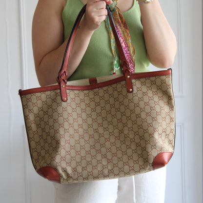 Gucci GG Canvas Tote Bag