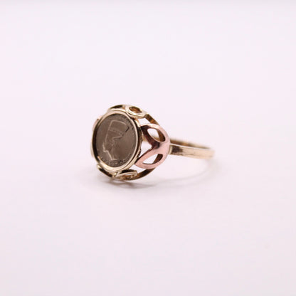 Nefertiti Coin Ring