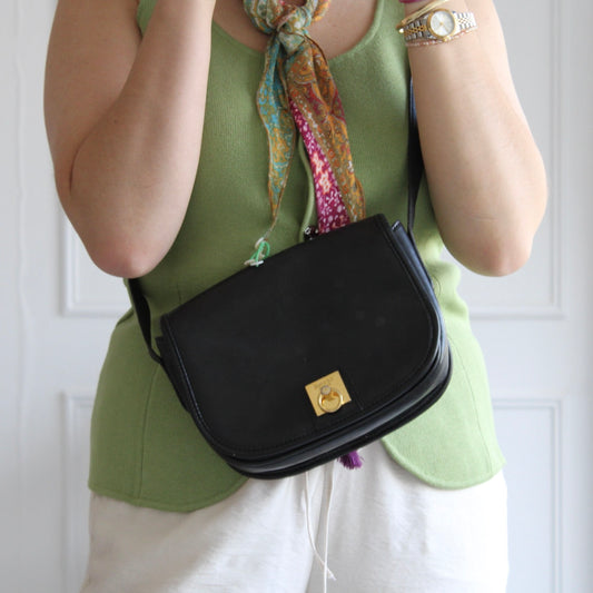 Celine Leather Shoulder Bag