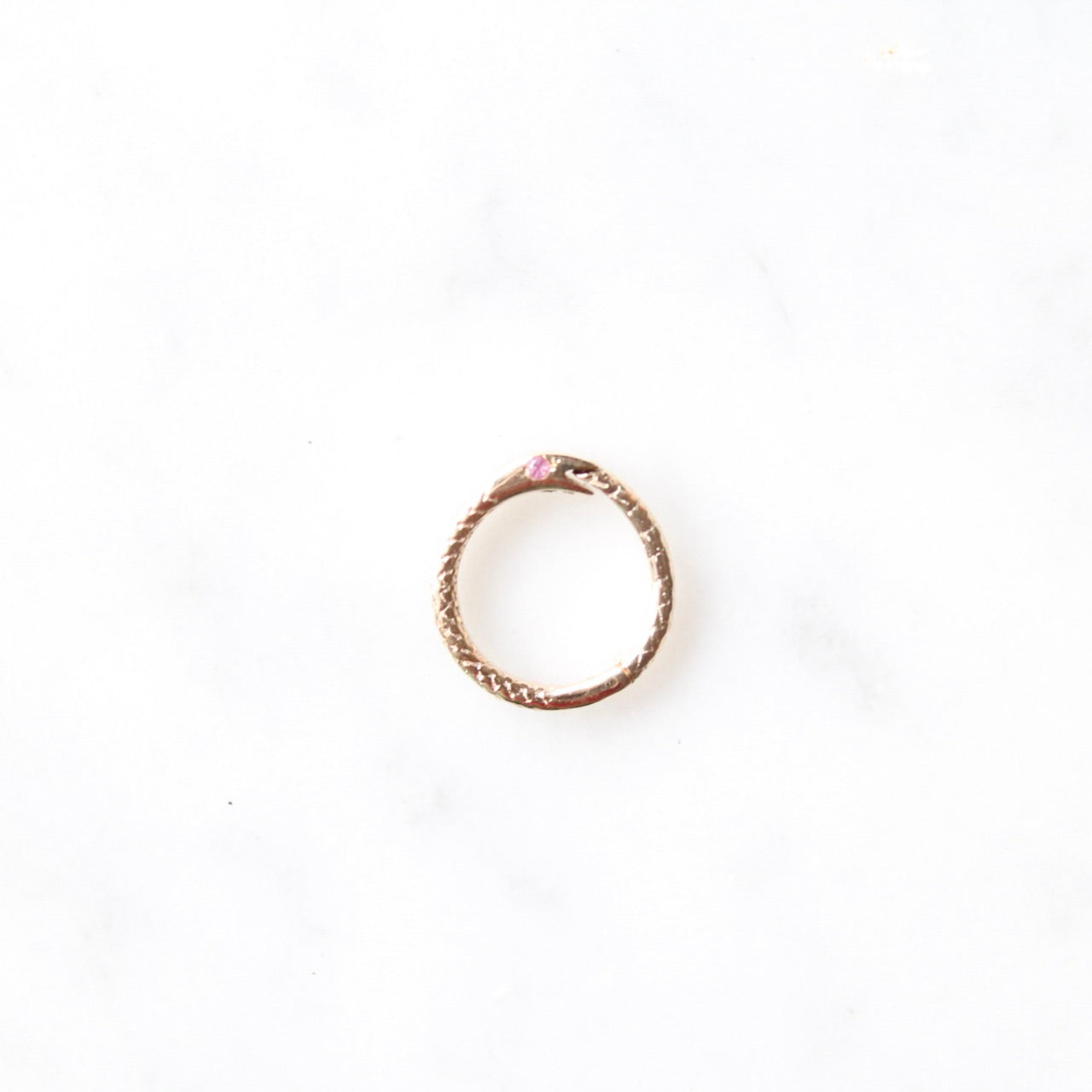 Pink Sapphire Snake Connector