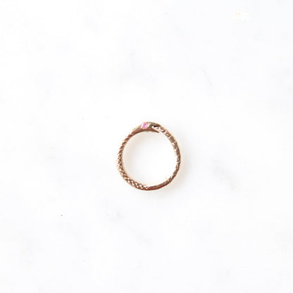 Pink Sapphire Snake Connector