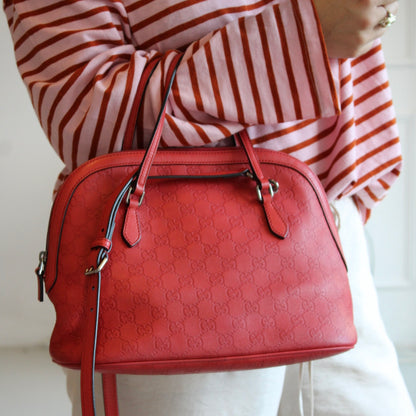 Gucci Guccissima Leather 2-Way Bag