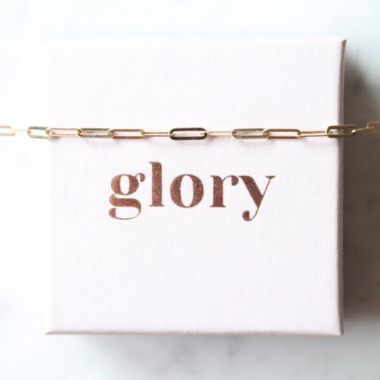 Baby Paperclip Bracelet