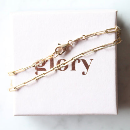 Baby Paperclip Bracelet
