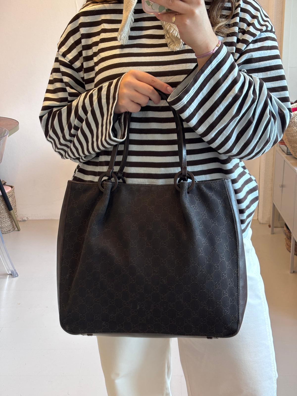 Gucci GG Canvas Tote Bag