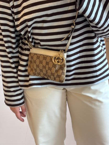 Gucci GG Canvas Sukey Mini Shoulder Pouch