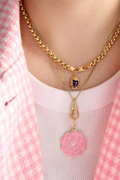 Lapis Scarab Charm