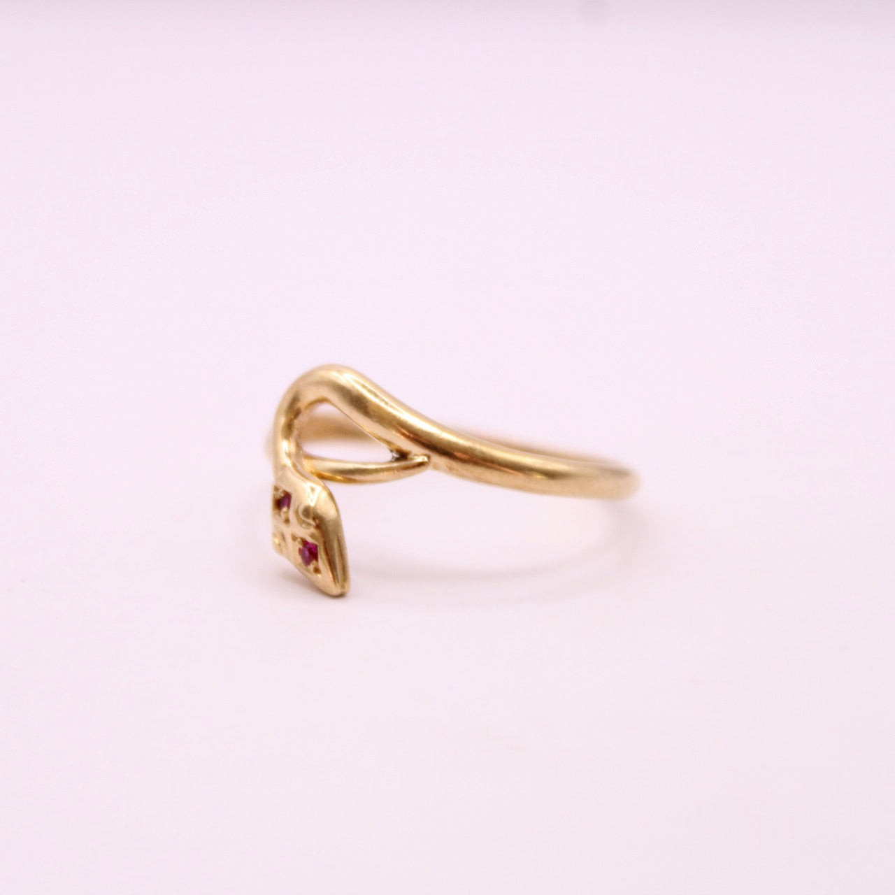 Ruby Snake Ring