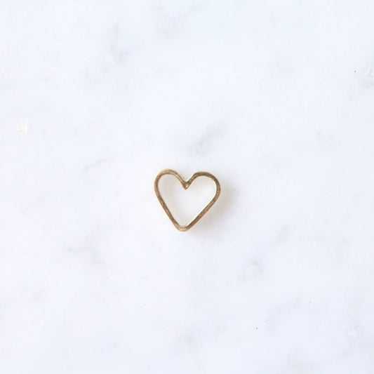Solid Heart Charm