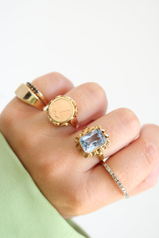 Nefertiti Coin Ring