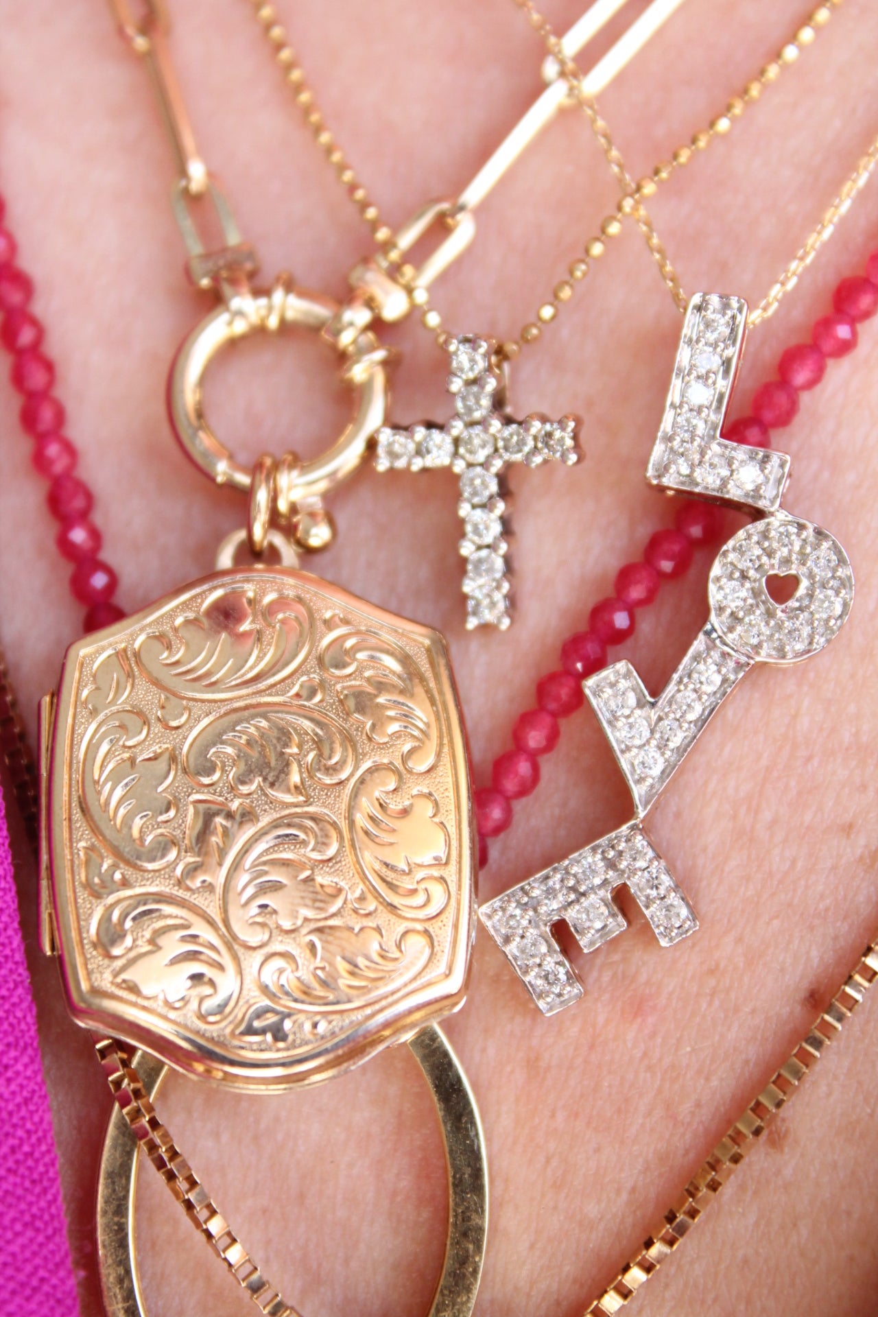 Diamond L.O.V.E. Pendant