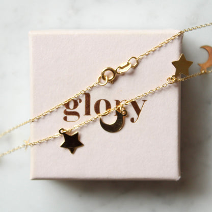 Moon & Stars Necklace