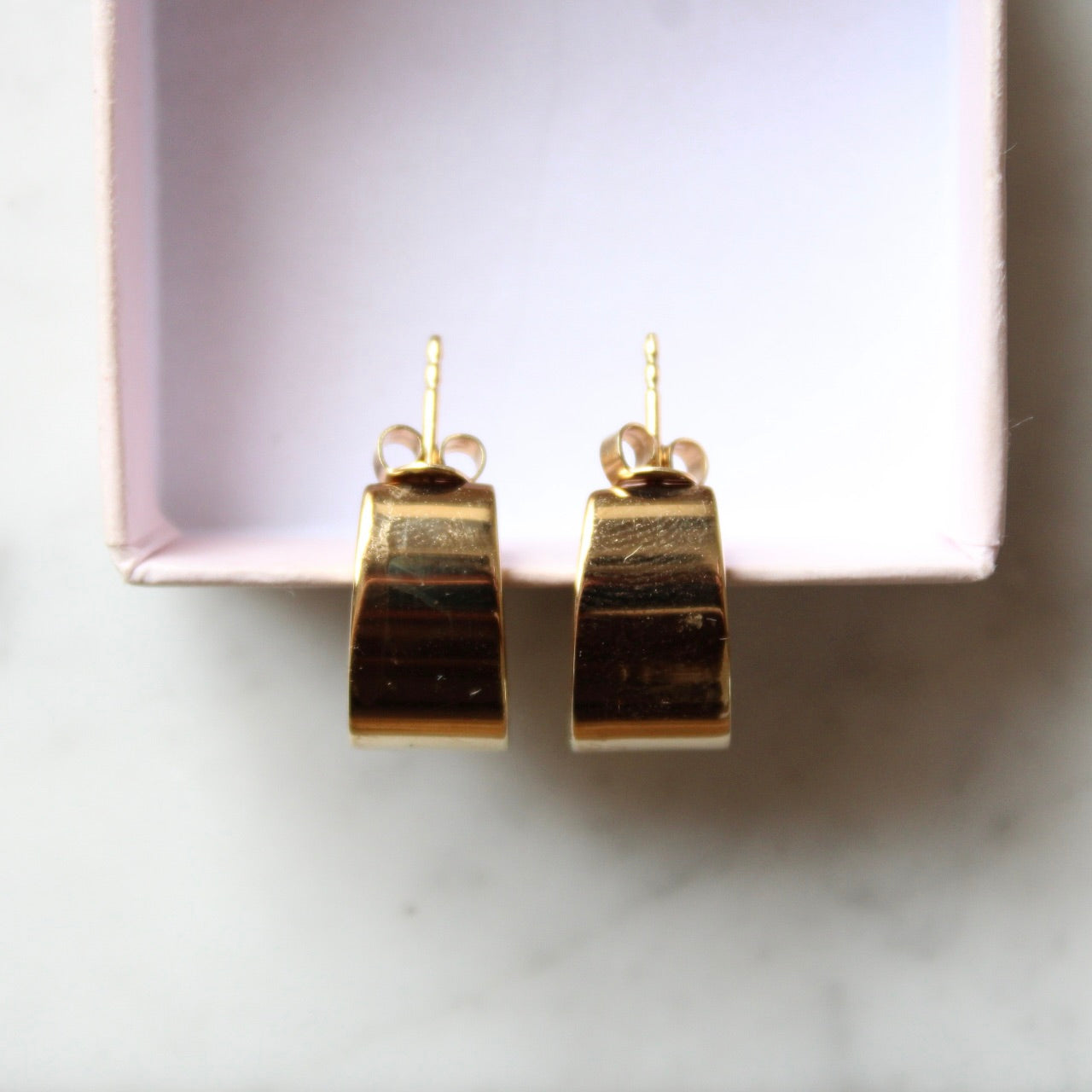 Bold Half Hoop Earrings