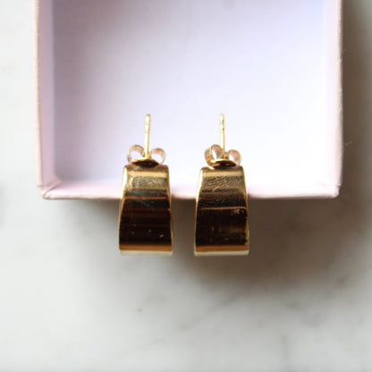 Bold Half Hoop Earrings