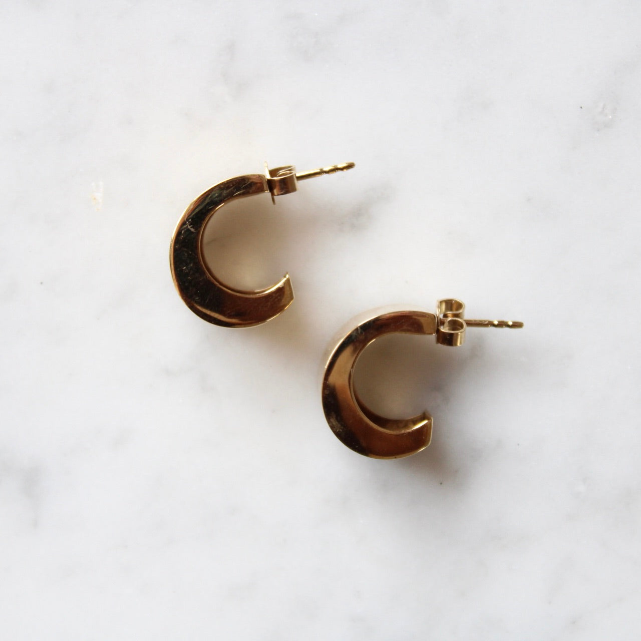 Bold Half Hoop Earrings