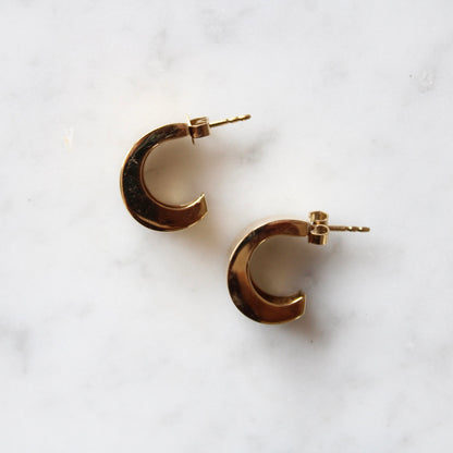Bold Half Hoop Earrings