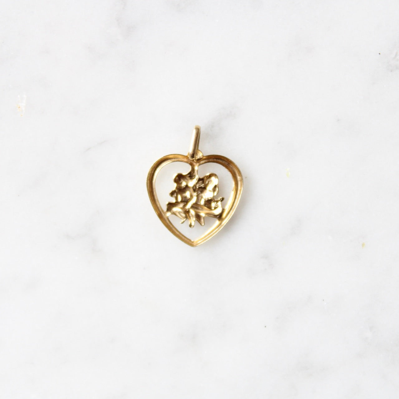 Gemini Heart Charm