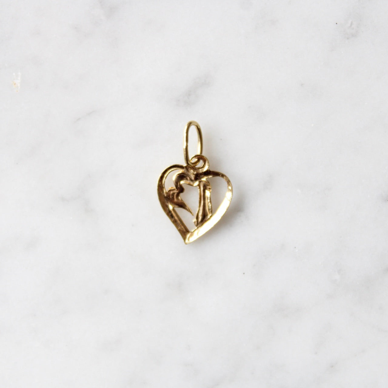 Lucky 13 Heart Charm