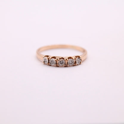Diamond Row Ring