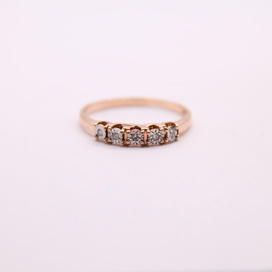 Diamond Row Ring