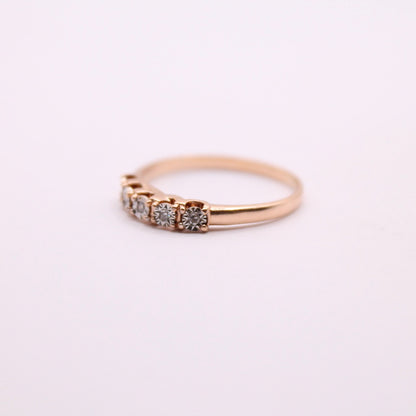 Diamond Row Ring