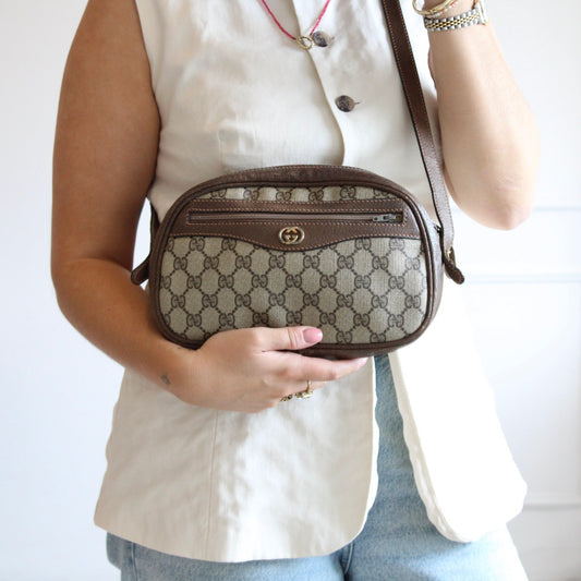 Gucci Supreme PVC Shoulder Bag