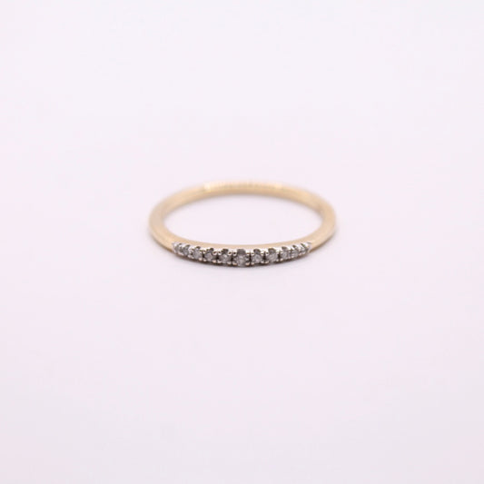 Slim Diamond Row Ring