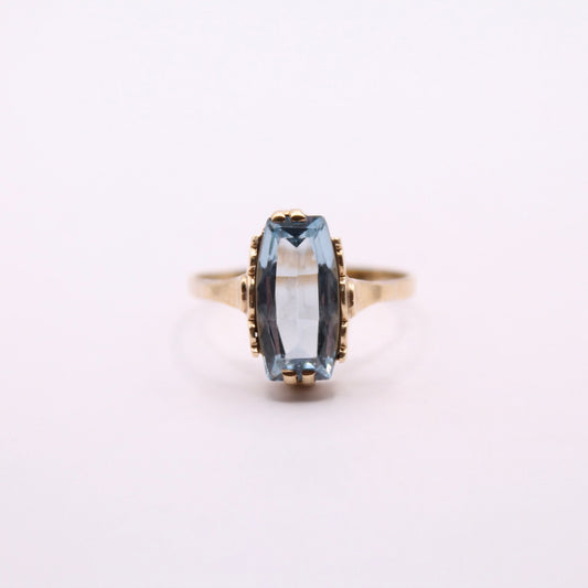 Aquamarine Statement Ring