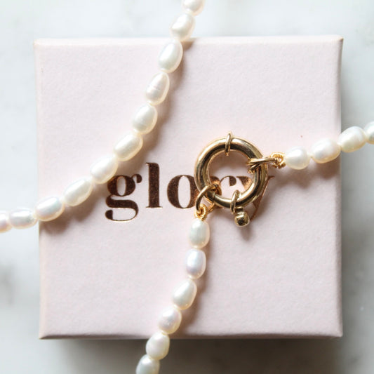 Connector Lock Freshwater Pearl Necklace