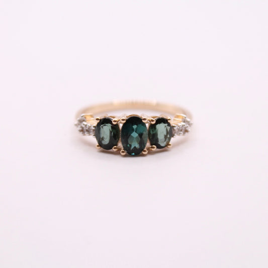 Tourmaline Trilogy Ring