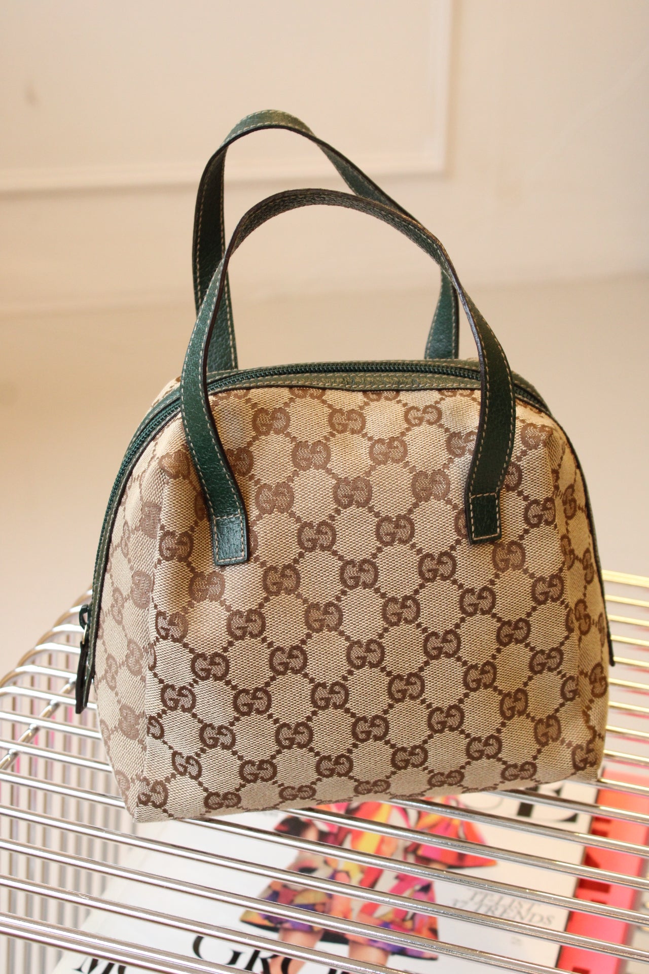 Gucci GG Canvas Balthus Hand Bag